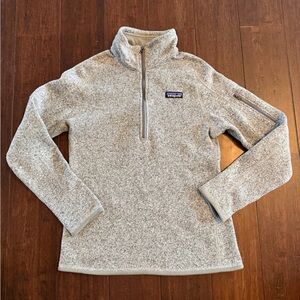 Patagonia Heather Gray Zip-Up Fleece